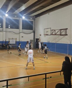 Basketmatch i Italien